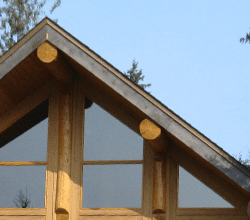 Wood beam framing